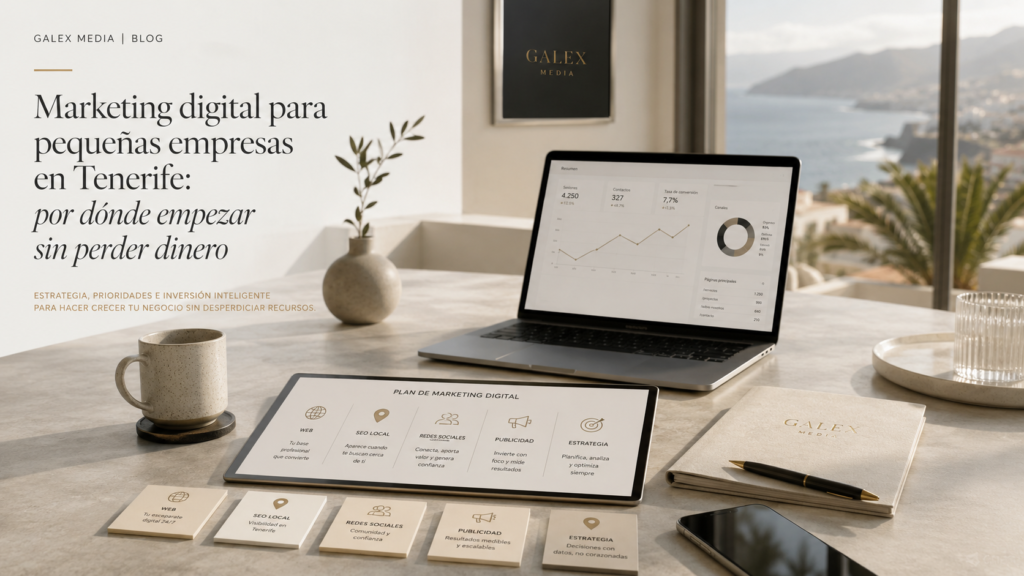 marketing digital para pequeñas empresas por dónde empezar sin perder dinero