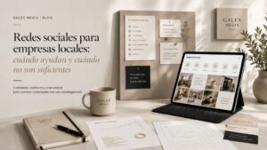 redes sociales para empresas locales cuándo ayudan y cuándo no son suficientes